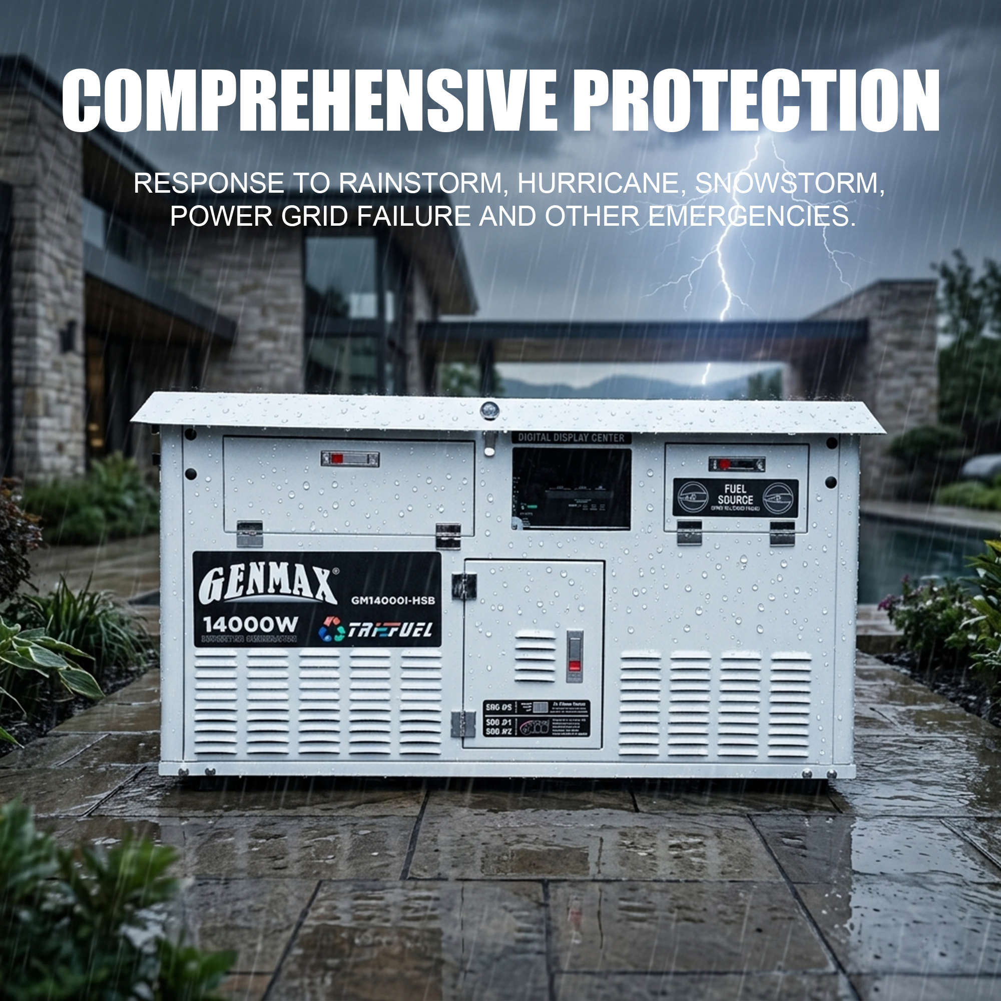 GENMAX GM14000i-HSB STANDBY INVERTER GENERATOR
