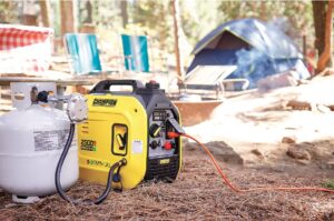 Champion 2500 tri fuel generator
